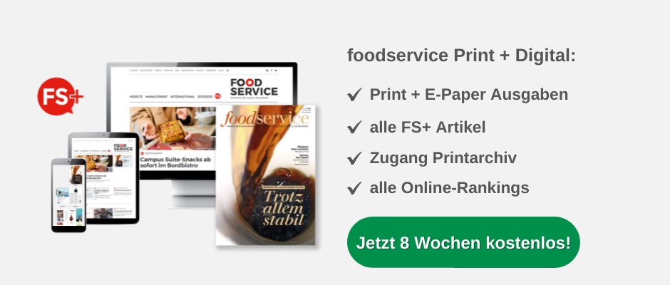 foodservice Print + Digital 8 Wochen kostenlos lesen