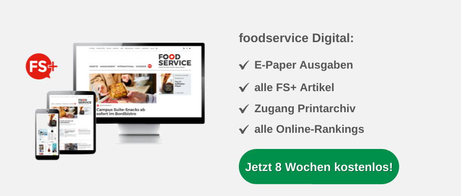 foodservice Digital 8 Wochen kostenlos lesen