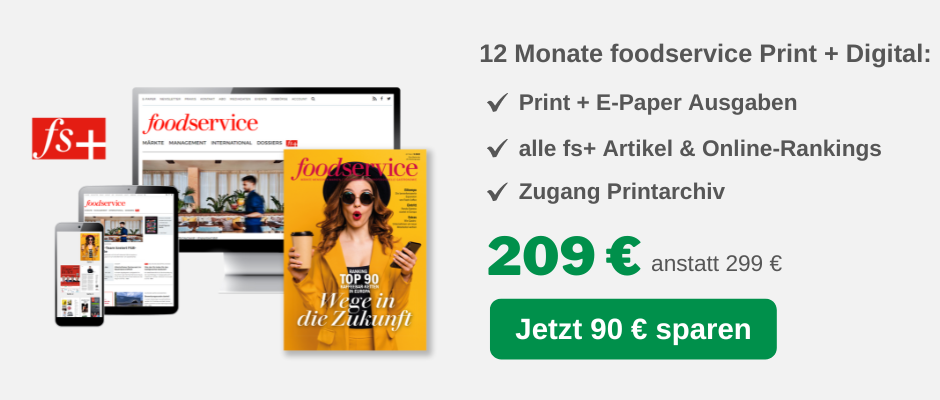 foodservice Print + Digital 12 Monate für 209 €