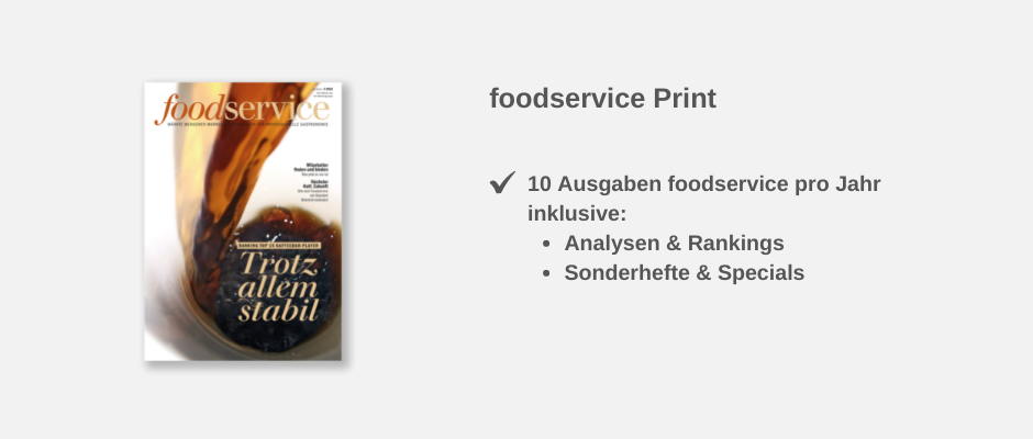 foodservice Print Jahresabo 2022